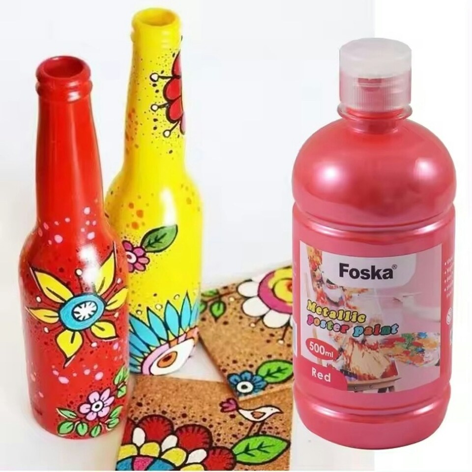 image 1 of 500ml Bronze Metallic Poster Paint