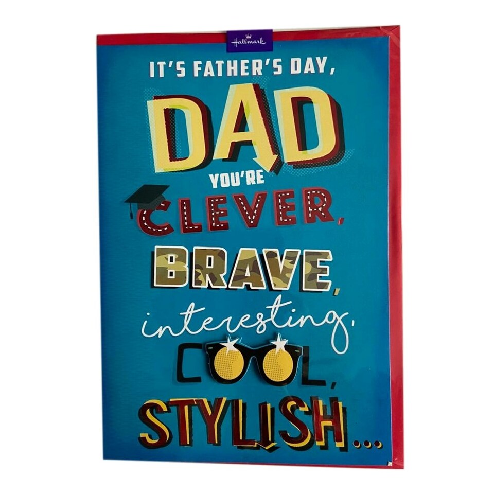 image 1 of Dad You're Clever Humour Father's Day Card