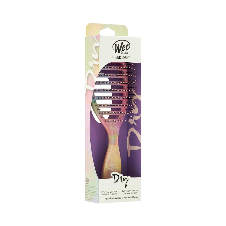 image 1 of WetBrush Speed Dry Detangler, Heatflex Bristles, Stripes