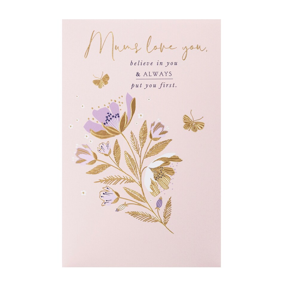 image 1 of Mum Birthday card - Florals