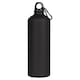 image 2 of Trespass Adults Slurp Water Bottle With Carabiner (1 Litre) | Black | Matt Black | 1