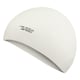 image 1 of Unisex Adult Soft Latex Swimming Cap | Comfortable Elastic Flexible Cap | White | White | One Size | 1
