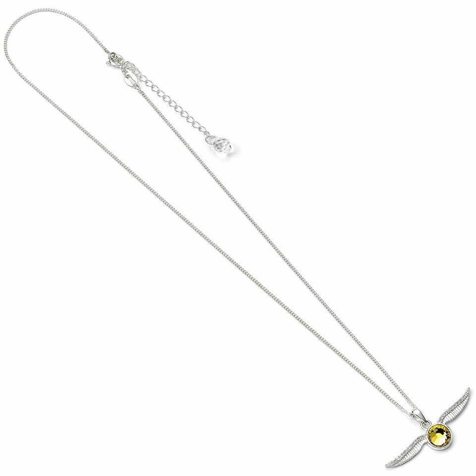 image 1 of Harry Potter Golden Snitch Necklace Embellished with Crystals Elements BHPSN004