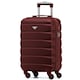 image 1 of Flight Knight Cabin Suitcase 55x35x20cm, Lightweight Carry On Bag - Over 100 Airlines- Ryanair, EasyJet, British Airways - Hand Luggage, ABS Hard Shell TSA Lock Red | Burgundy | Cabin Bag