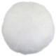 image 4 of SNUGRUGS Mongolian Sheepskin Cushion - Round - 40cm | Black | Round 40cm
