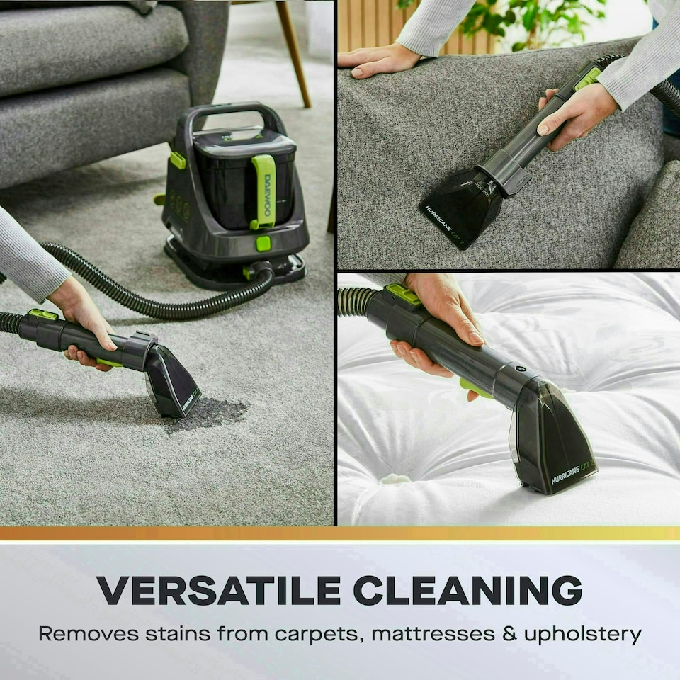 image 1 of Daewoo Hurricane 650W 1.4L Carpet & Upholstery Spot Washer