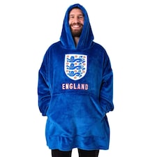 England FA Mens Logo Blanket Hoodie - Blue - One Size