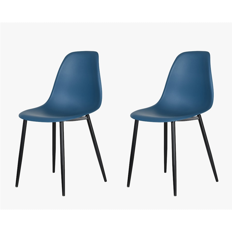 image 1 of Aspen Grey Oak Effect 80cm Square Dining Table with 2 Moulded Curve Design Chairs - Compact Kitchen and Dining Set | Grey | Grey Oak Effect | One Size | 1