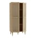 image 5 of Calasetta 2 Door Display Cabinet in Rattan