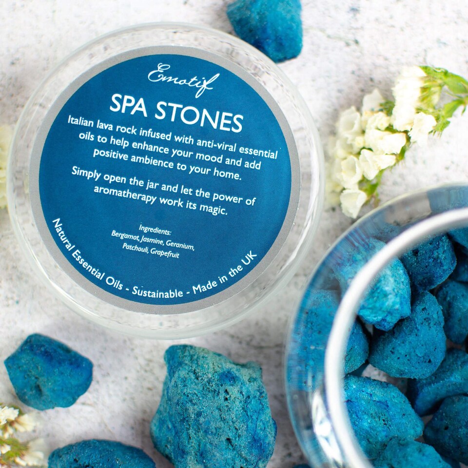 image 1 of CorinCraft Natural Aromatherapy Lava Stones - Spa