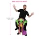image 5 of Alien Pick me up Costume Green | One Size