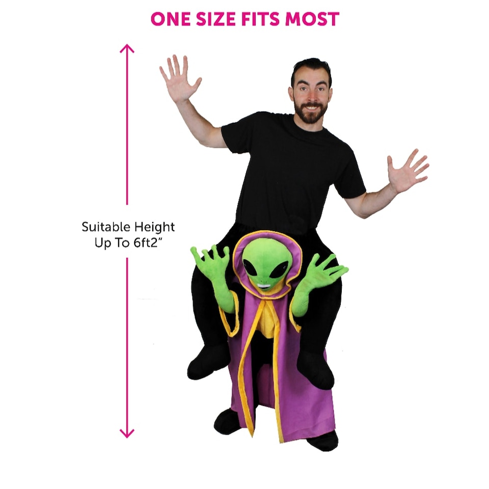 image 1 of Alien Pick me up Costume Green | One Size