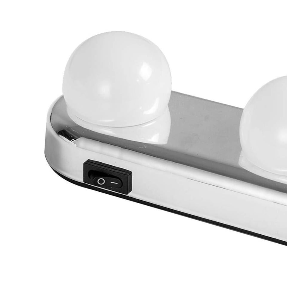 image 1 of Living and Home 4-Bulb LED Vanity Lights for Mirror