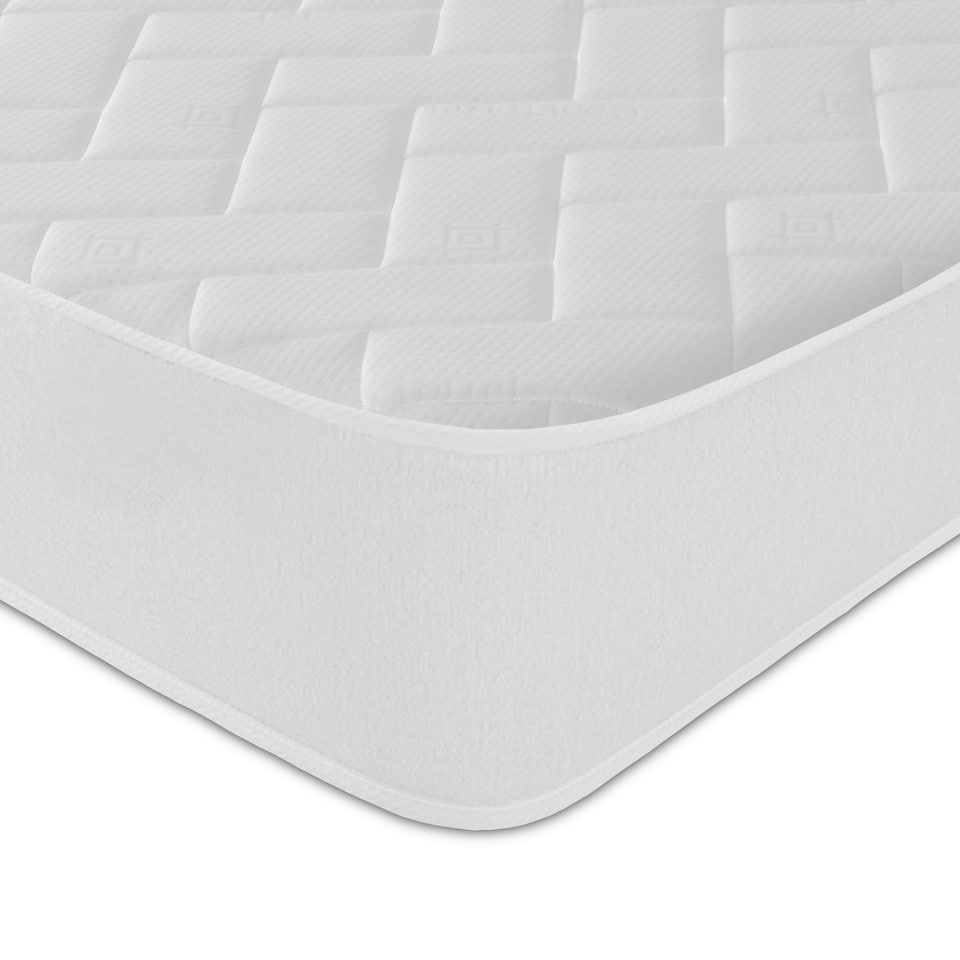 image 1 of Hybrid Spring and Memory Foam Mattress - Soft Firmness | White | Small Double