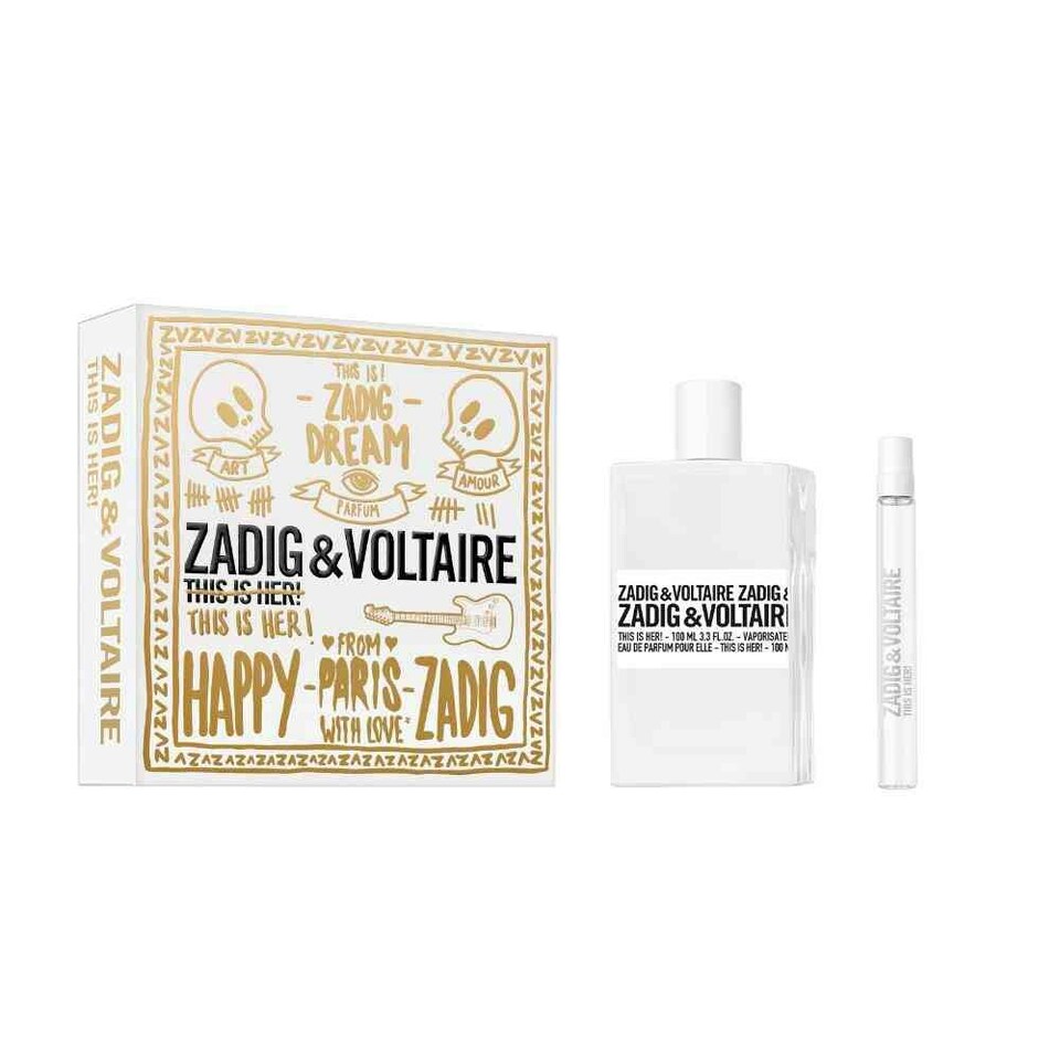 image 1 of Zadig & Voltaire This is Her Gift Set 100ml EDP + 10ml EDP