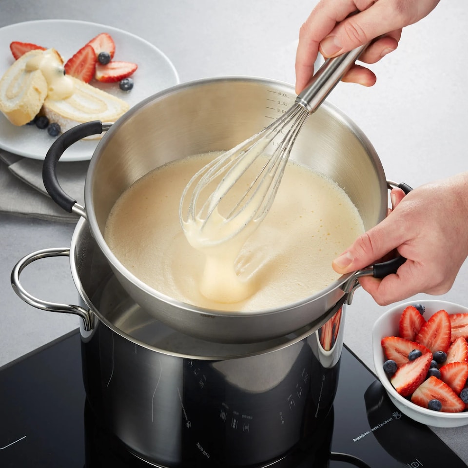 image 1 of GEFU MESCO Stainless Steel Kitchen Mixing Bowl 4 L