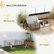 image 3 of PawHut 7 Panel Whelping Box for Dogs, Dog Playpen with Whelping Pads 