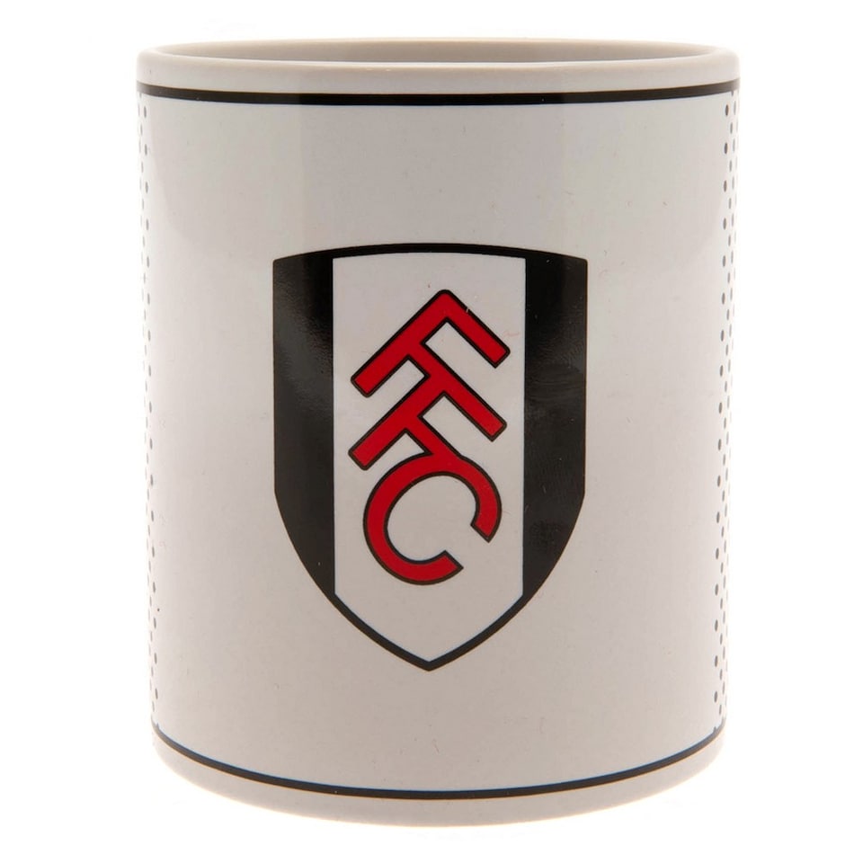 image 1 of Fulham FC Fade Mug | White | White/Black | One Size | 1
