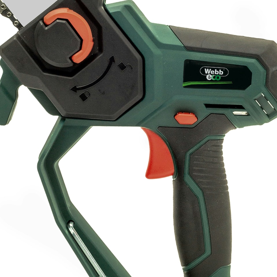 image 1 of Webb ECO WEV20EXTPSB2 20V 15cm (6") Cordless Pruning Saw with Telescopic Pole Reach (2Ah Battery & Charger included)