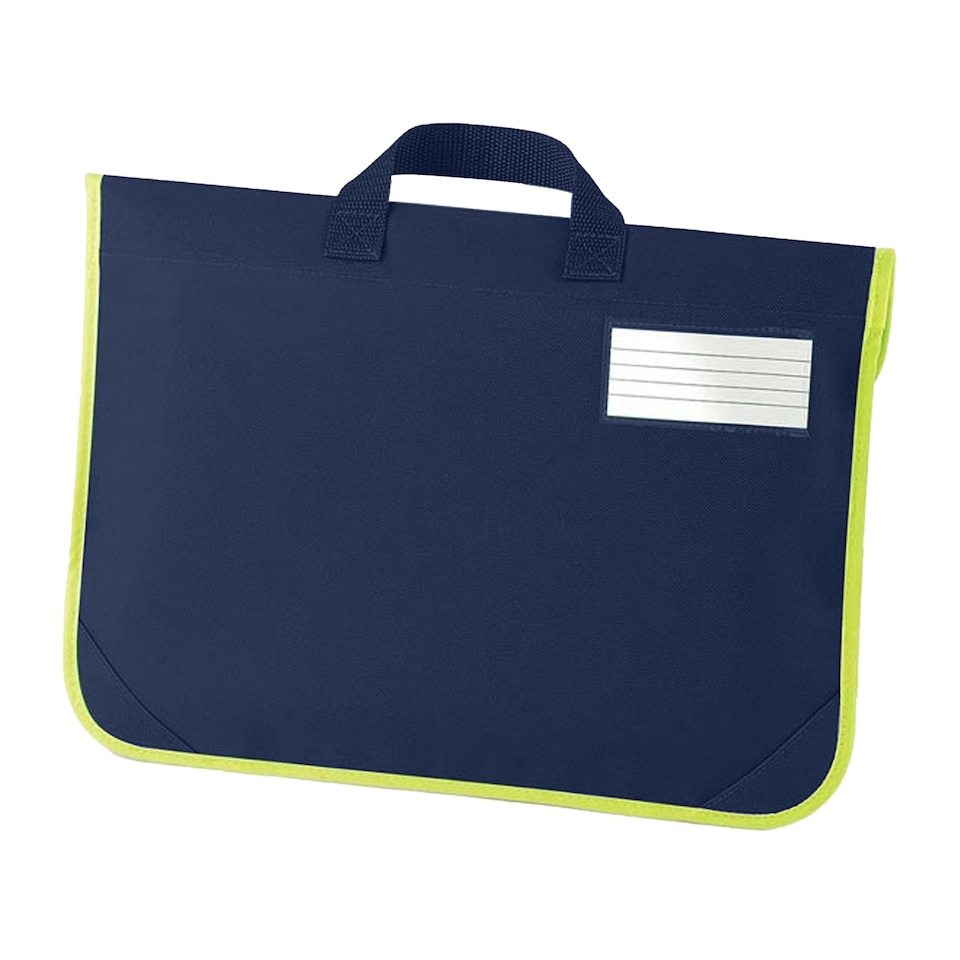 image 1 of Quadra Enhanced-Vis Book Bag - 4 Litres (Pack of 2) - French Navy - One Size Blue