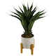 image 5 of 55cm Artificial Yucca Plant | Green | One Size