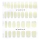 image 2 of Nail Sticker (white) - # Lemon Cream Fiesta Nail - 32pcs Multi