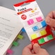 image 3 of Pack of 140 PET Sticky Index Page Markers 12 x 45mm