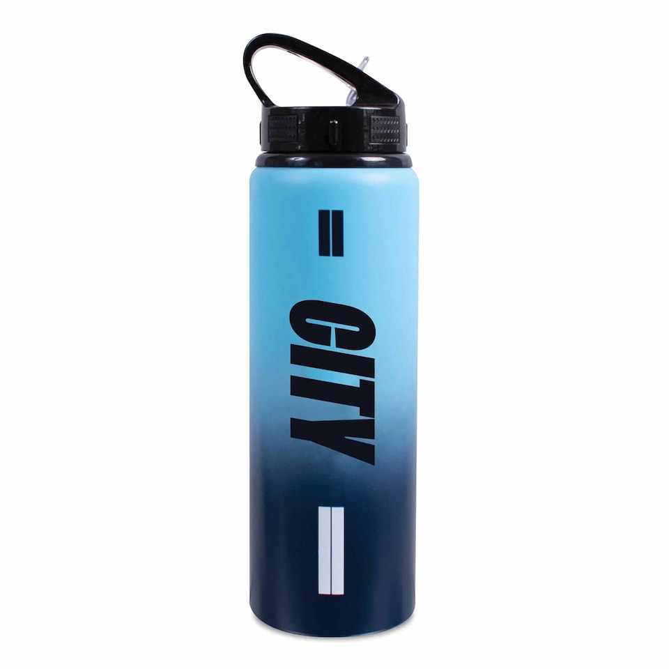 image 1 of Manchester City FC Aluminium Water Bottle, Water Bottles, Sports, Gift