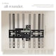 image 7 of Television Bracket - 26-75 inch screens, extendable, tilt, swivel TV wall mount