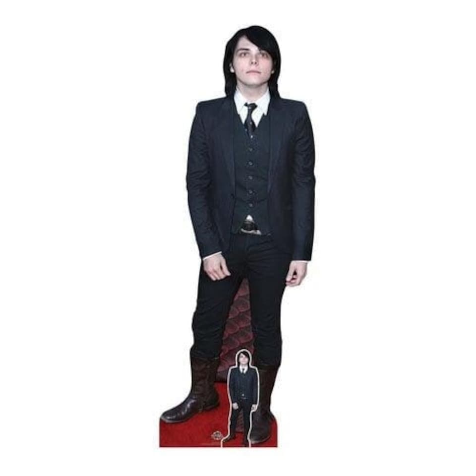image 1 of Gerard Way Lifesize Cardboard Cutout 176cm