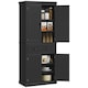 image 1 of HOMCOM Freestanding Kitchen Storage Cabinet Drawers Cupboards Shelves Black