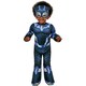 image 1 of Spidey And His Amazing Friends Childrens/Kids Black Panther Costume - Blue/Black - 3-4 Years 3