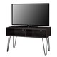 image 3 of Binz Cabinet with  1Door and 1 drawer in White Oak White | White/Oak