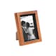 image 1 of Nicola Spring 5 x 7" Photo Frame - Dark Wood/Black Mount - 3D Photo Frame Picture Frame Box Portrait Display Case (20 x 15cm)
