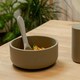 image 5 of Tiny Dining Baby Silicone Suction Bowl with Lid - Silver Sage Green