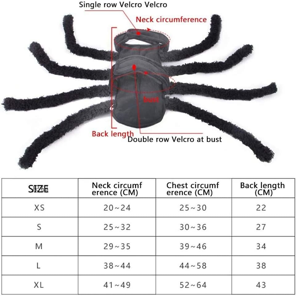 image 1 of Small Spider Pet Costume | Halloween Spider Outfit for Cats & Small Dogs