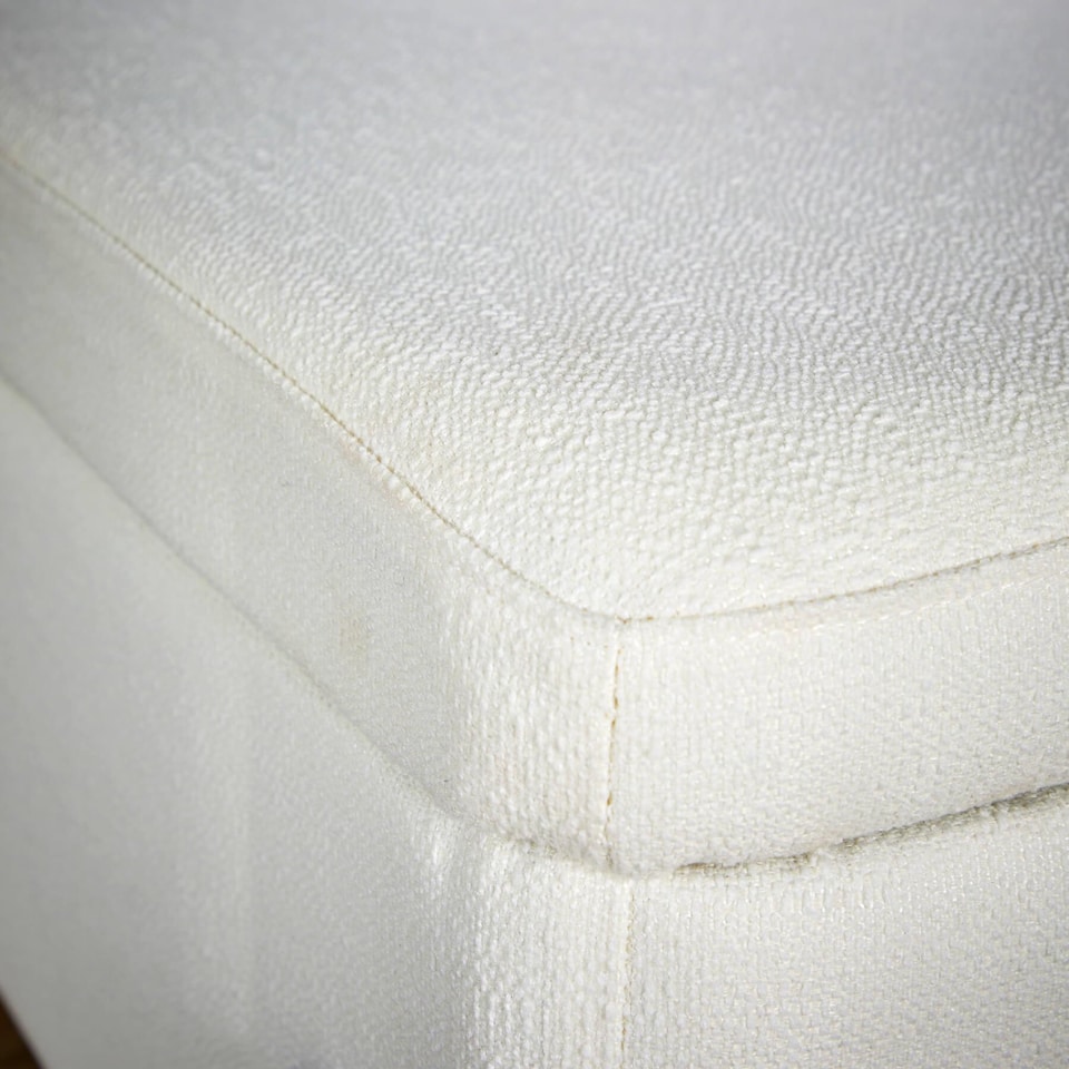 image 1 of Storage Ottoman Seat Velvet Metal Legs Compact Space Saving Home Furniture