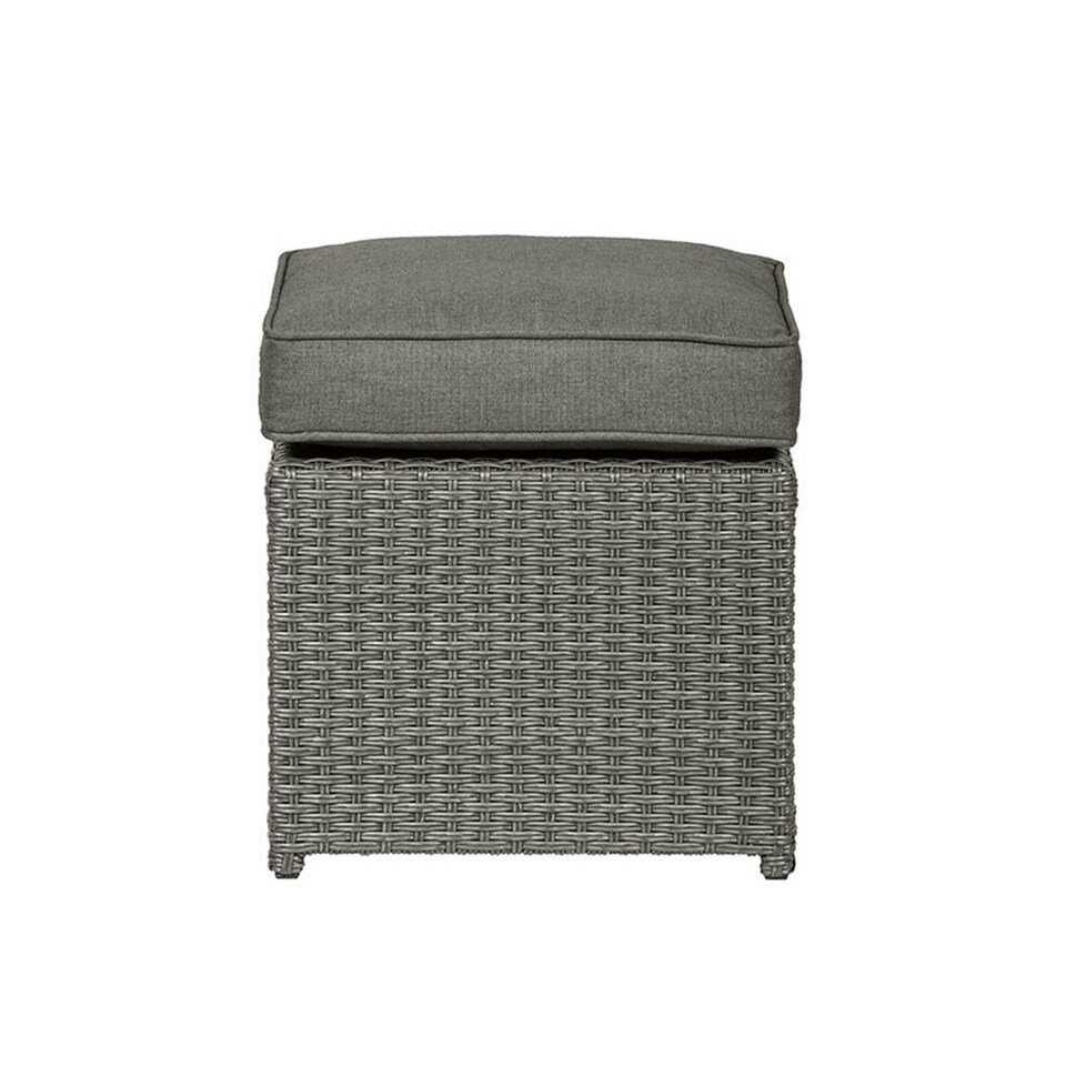 image 1 of 8 Seater 5 Piece Corner Dining Set - 3 Seater Sofa - 2 Seater + 2 Armrests, 2 Foot Stools with Rectangular Table + Cushions
