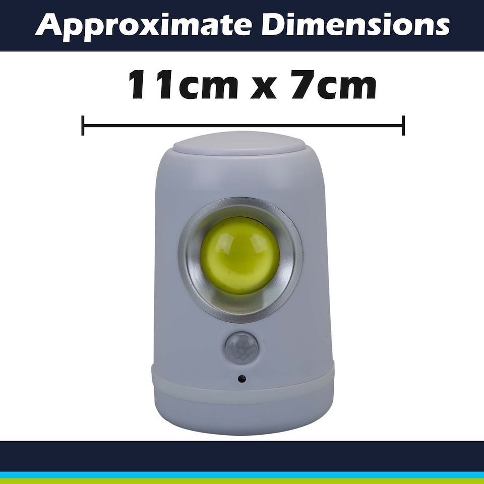 image 1 of PMS Orma Motion Sensor Light 3W COB Grey - 11cm x 7cm
