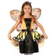 image 2 of Bristol Novelty Childrens/Kids Butterfly Fairy Costume - Orange - L L
