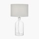 image 2 of Transparent Bubble Glass Table Lamp with Shade | Clear | Clear | 1