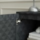 image 6 of HOMCOM Modern Storage Cupboard with Adjustable Shelf and 2 Doors, Black 