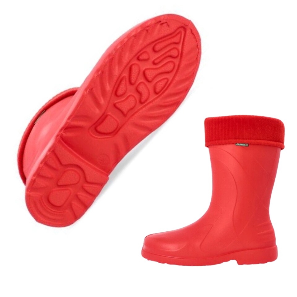 image 1 of Luna Women's EVA Wellies with Removable Warm Insert Red EU41/42