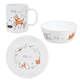 image 1 of Personalised Woodland Animals Breakfast Set