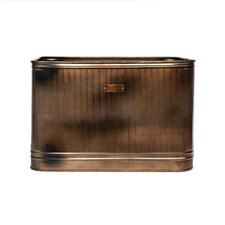 Outdoor Hampton Rectangular Planter - Metal - L49 x W84 x H49 cm - Copper Copper