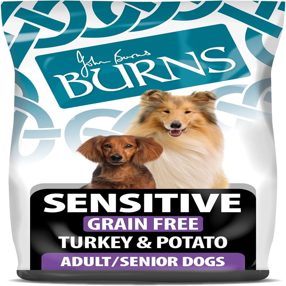 image 1 of Burns Pet Nutrition Complete Dry Hypoallergenic Dog Food For Sensitive Dogs, Turkey and Potato 6kg