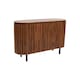 image 2 of Slatted Large 2 Doors Sideboard - Mango Wood - L40 x W135 x H85 cm | Brown