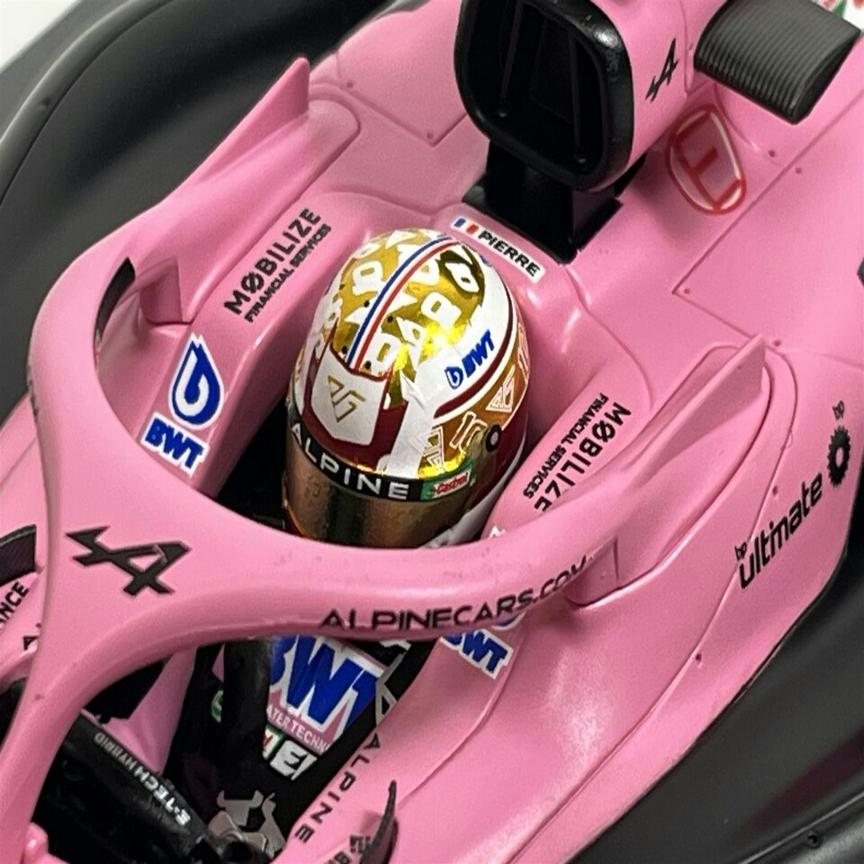 image 1 of Pierre Gasly BWT Alpine F1 Team A523 Bahrain GP 2023 1:18 Minichamps 117230110