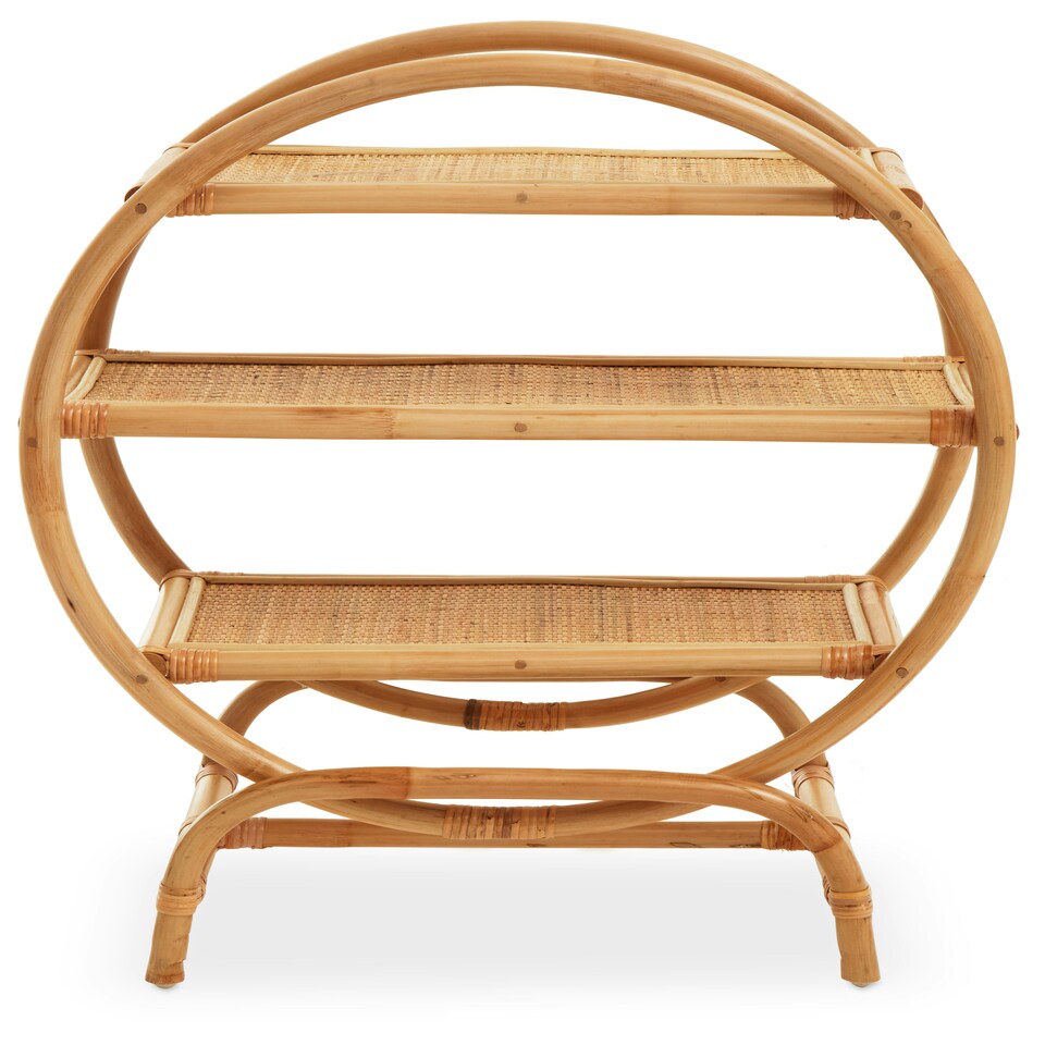 image 1 of Interiors by Premier Sustainable Three Tier Shelf Unit, Ample Storage Shelving Unit, Light Weight Kitchen Storage Shelving Unit Cream