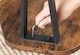 image 5 of Set of 3 Rustic Brown Nesting Coffee Tables with Steel Frames - Industrial Style
